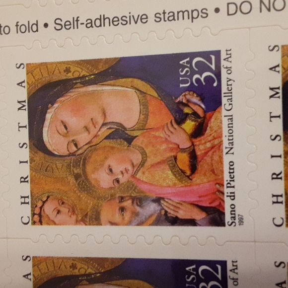 AF 731 1997 Madonna and Child. 20 count booklet - Picture 2 of 2